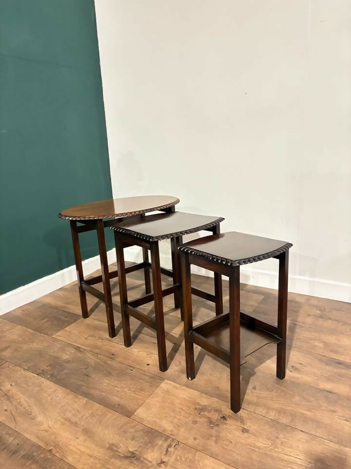 Mid Century Mahogany Nest Of Tables9