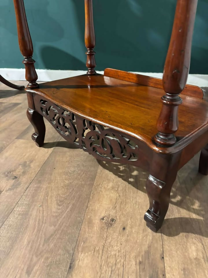 Victorian Mahogany Three Tier Whatnot
