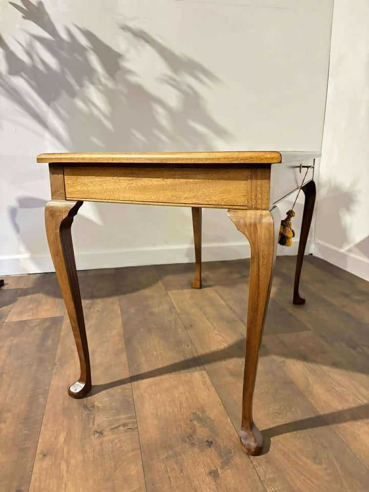Vintage Glazed Bijouterie Display Table on Cabriole Supports