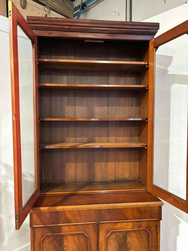 Victorian Mahogany Bookcase 1