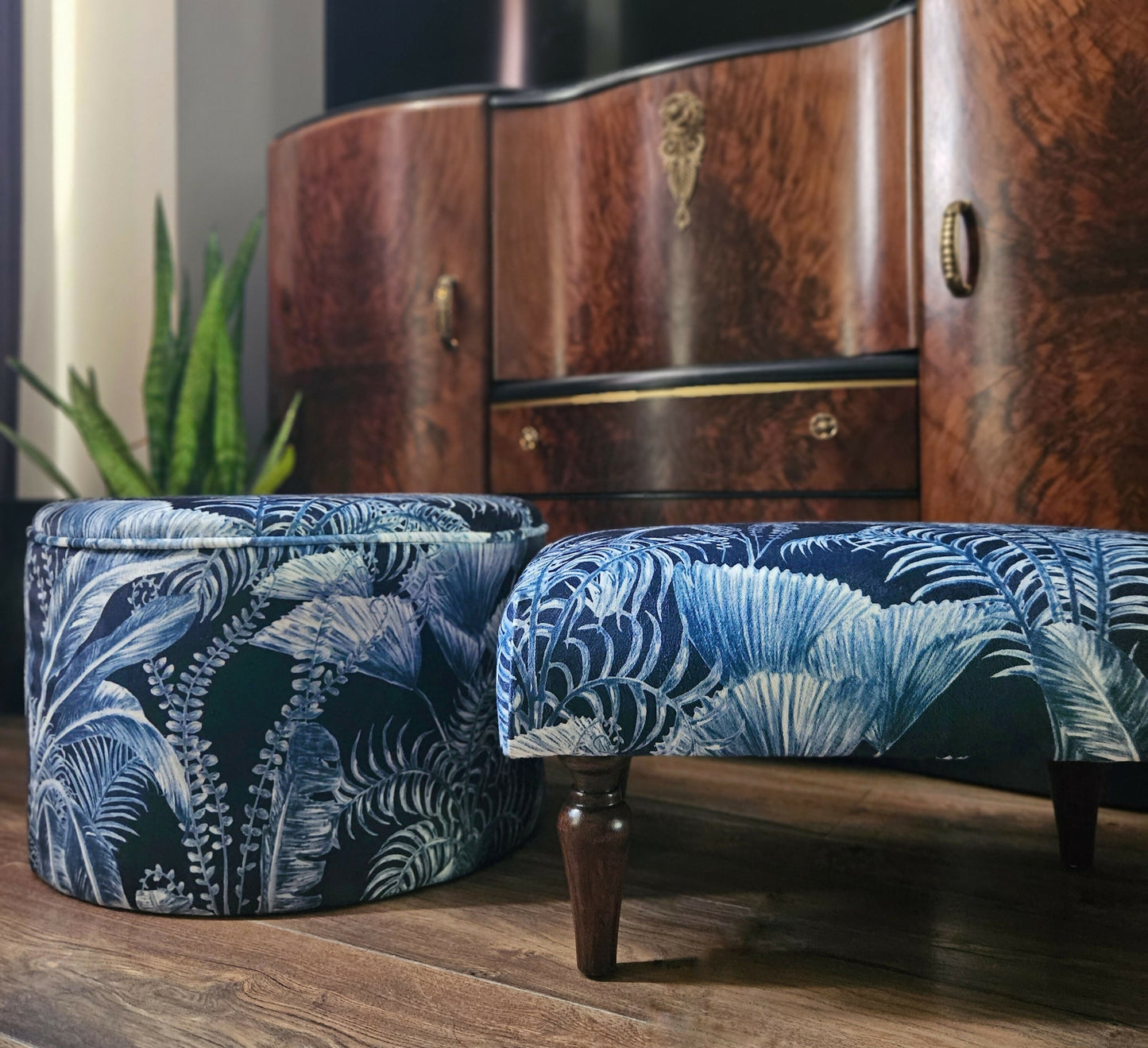 Clarke & Clarke Majorelle Footstool