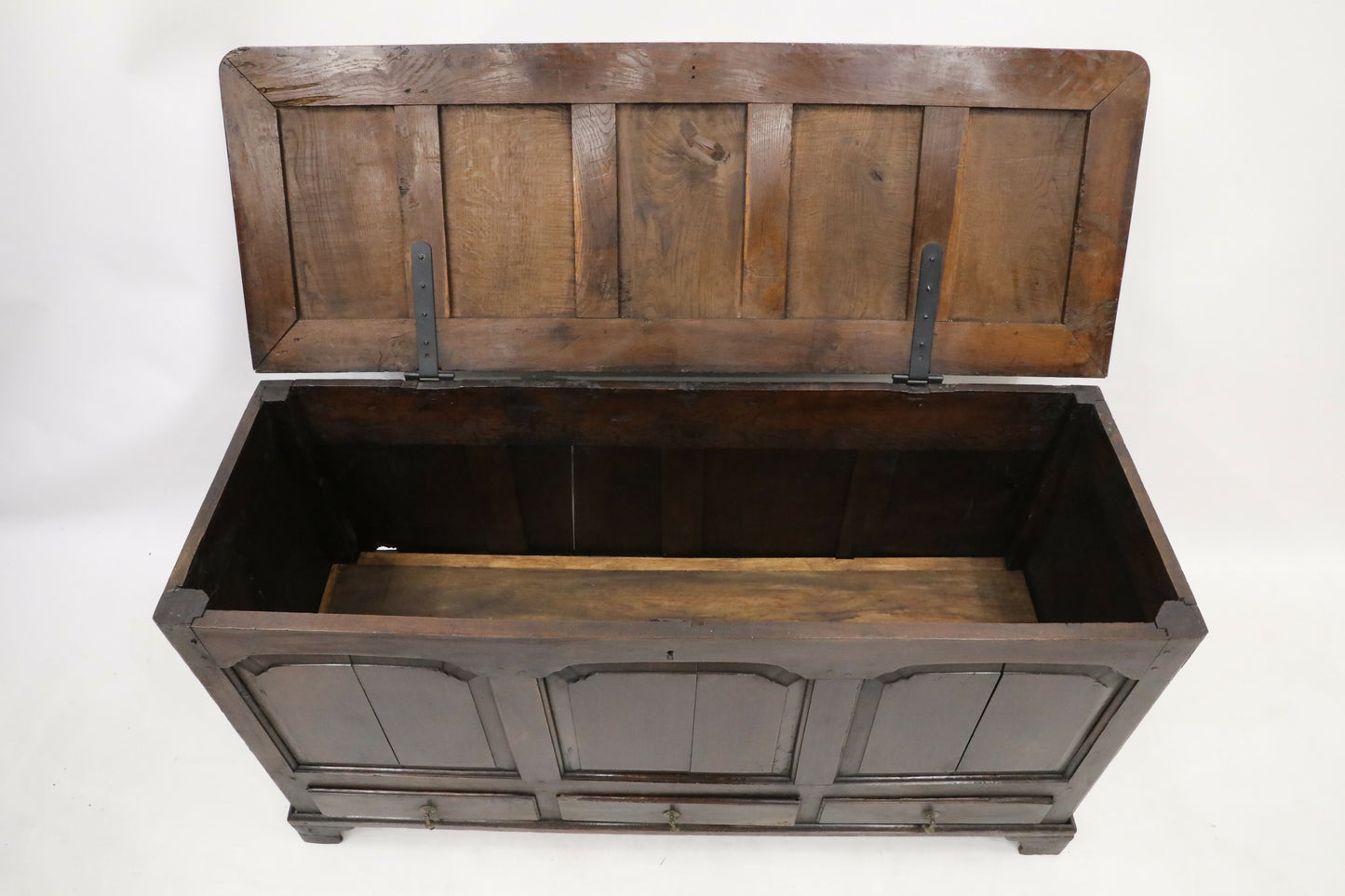 17th Century Jacobean Oak Mule Chest Blanket Box 3 Drawers FREE UK Delivery. SBR8071/0206C