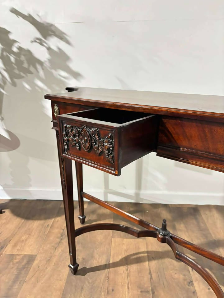 Reproduction Ormolu Mounted Mahogany Side Table