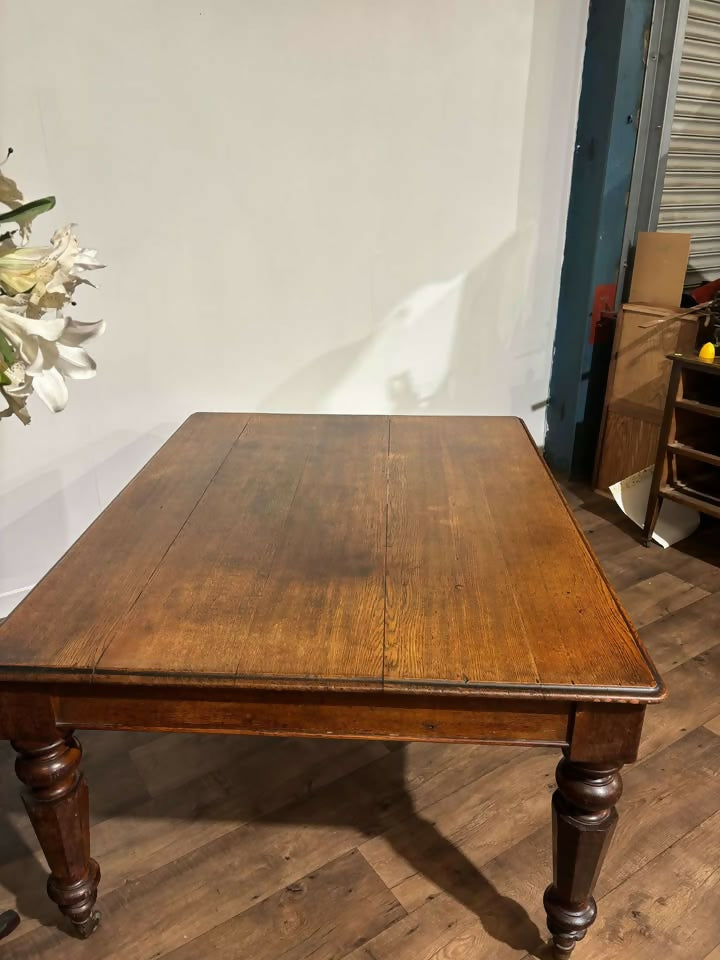 Victorian Oak Library Tableb