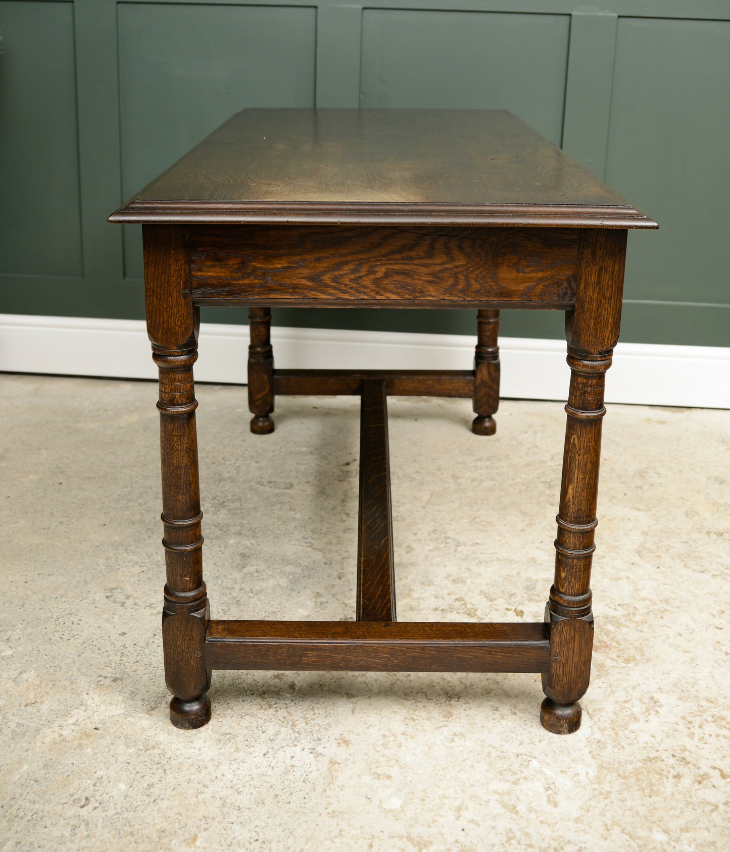 Solid Oak Console Table with Drawers - Bylaw Furniture