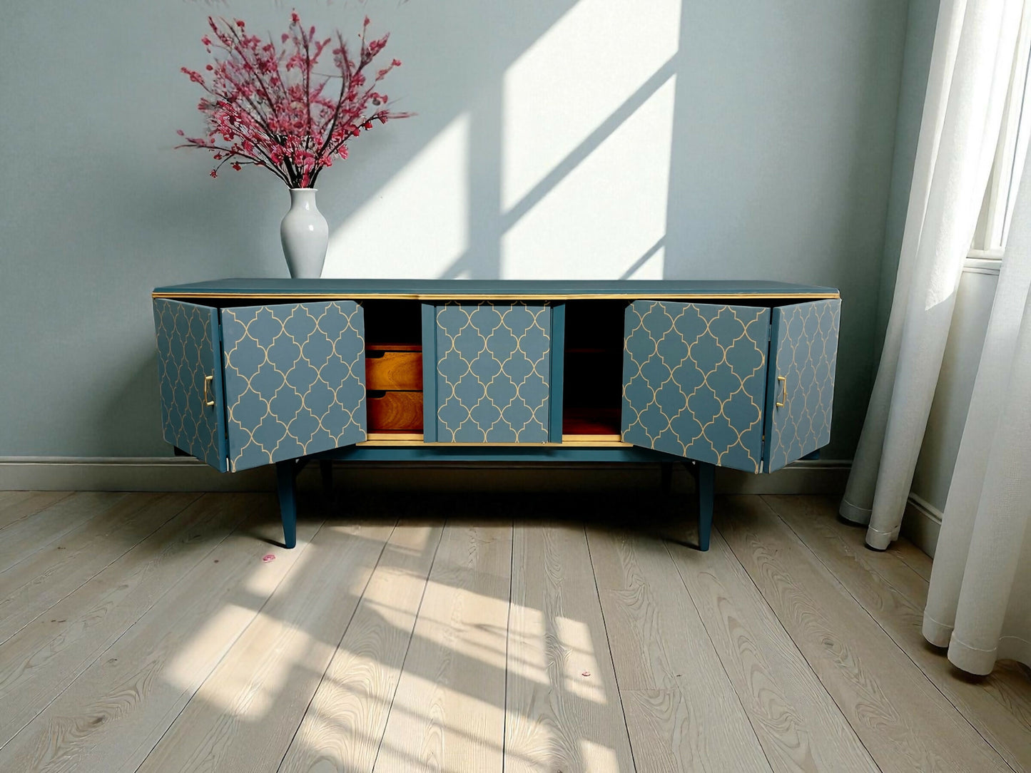 Drinks Cabinet by Beautility Mid Century 1960 Retro Vintage Cocktails display