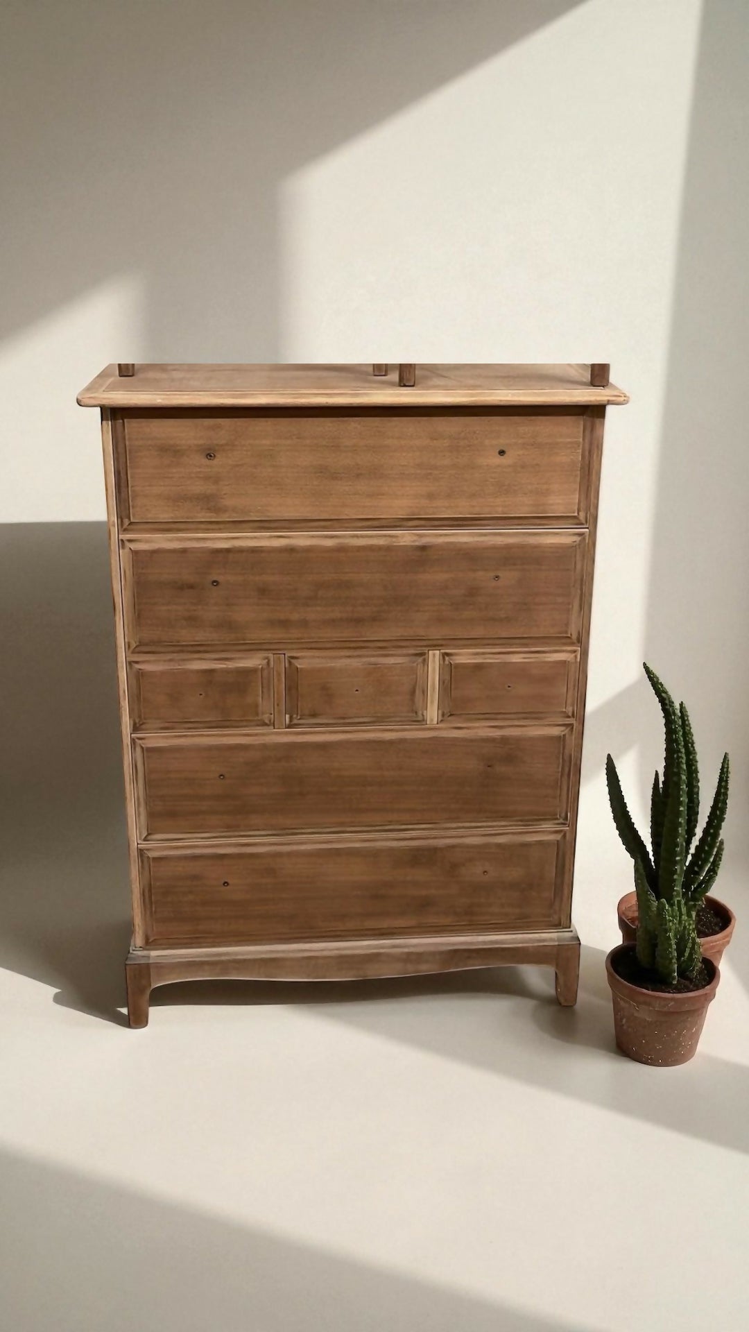 Stag Minstrel Tall Boy , 7 drawers chest of drawers 1960