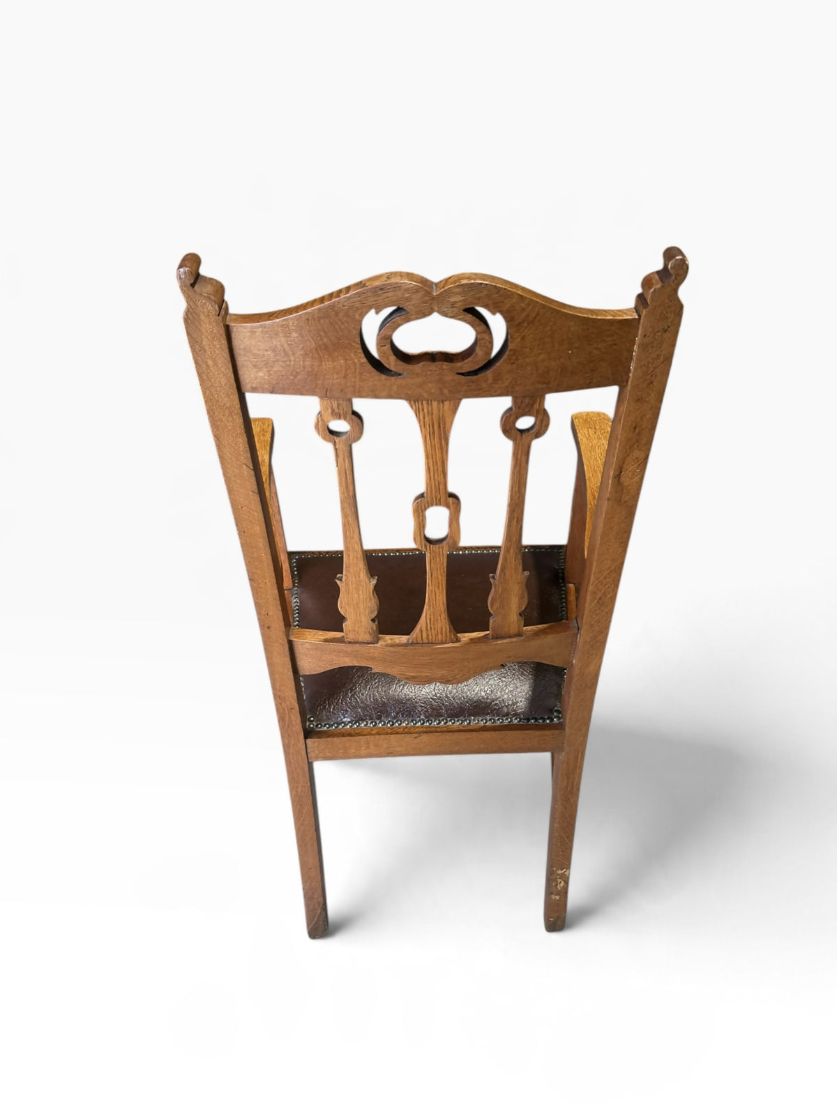 Arts and Crafts period Oak armchair