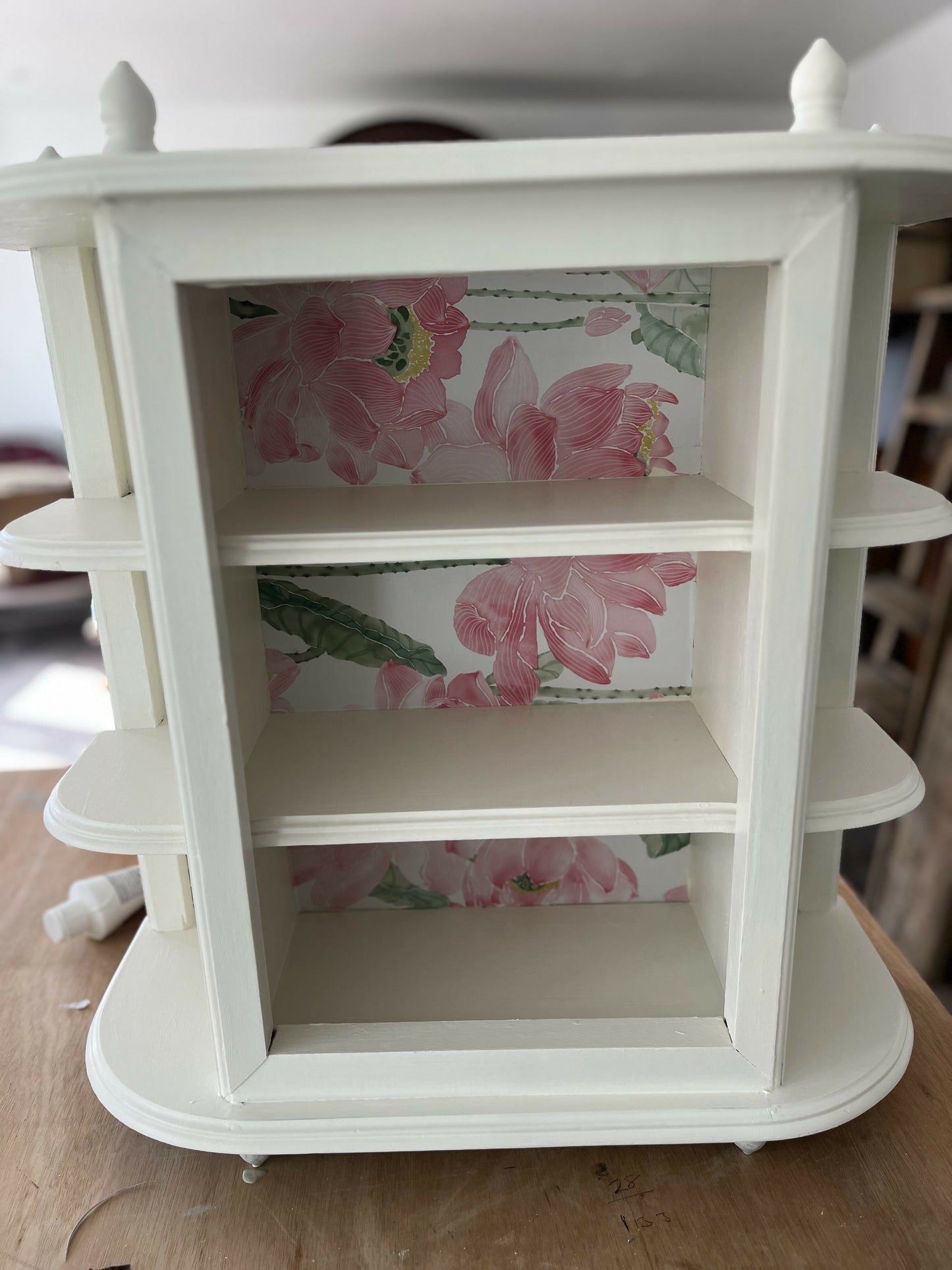 Small farmhouse style cabinets