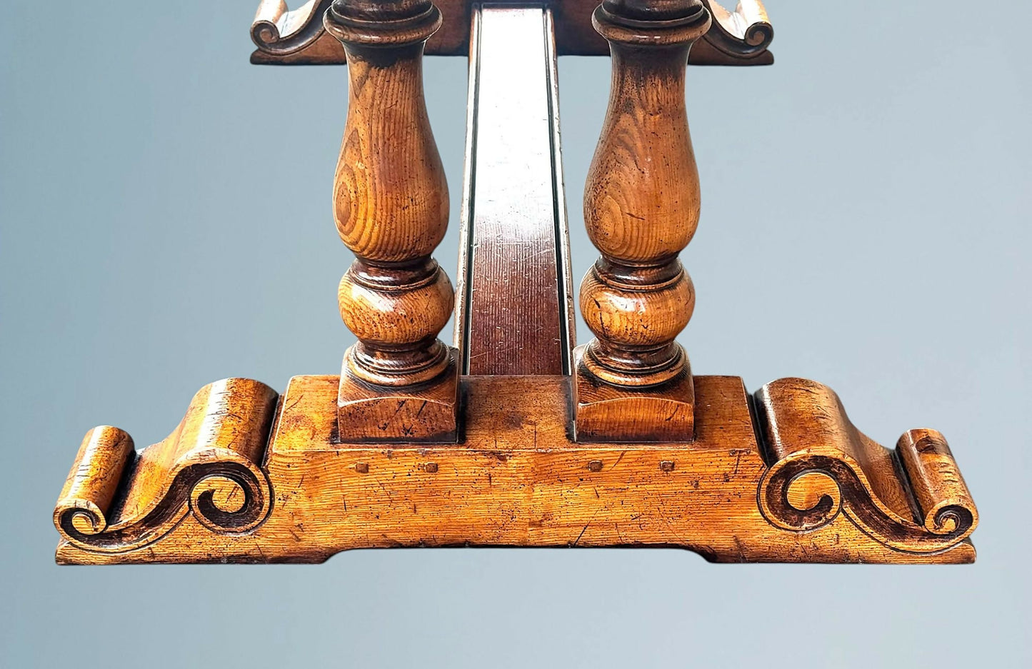 Large Oak Dining Table - Seats 8 - 10