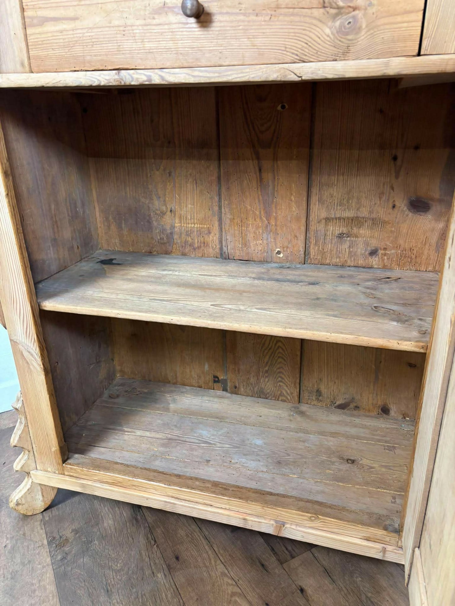 Antique French Style Pine Cupboard