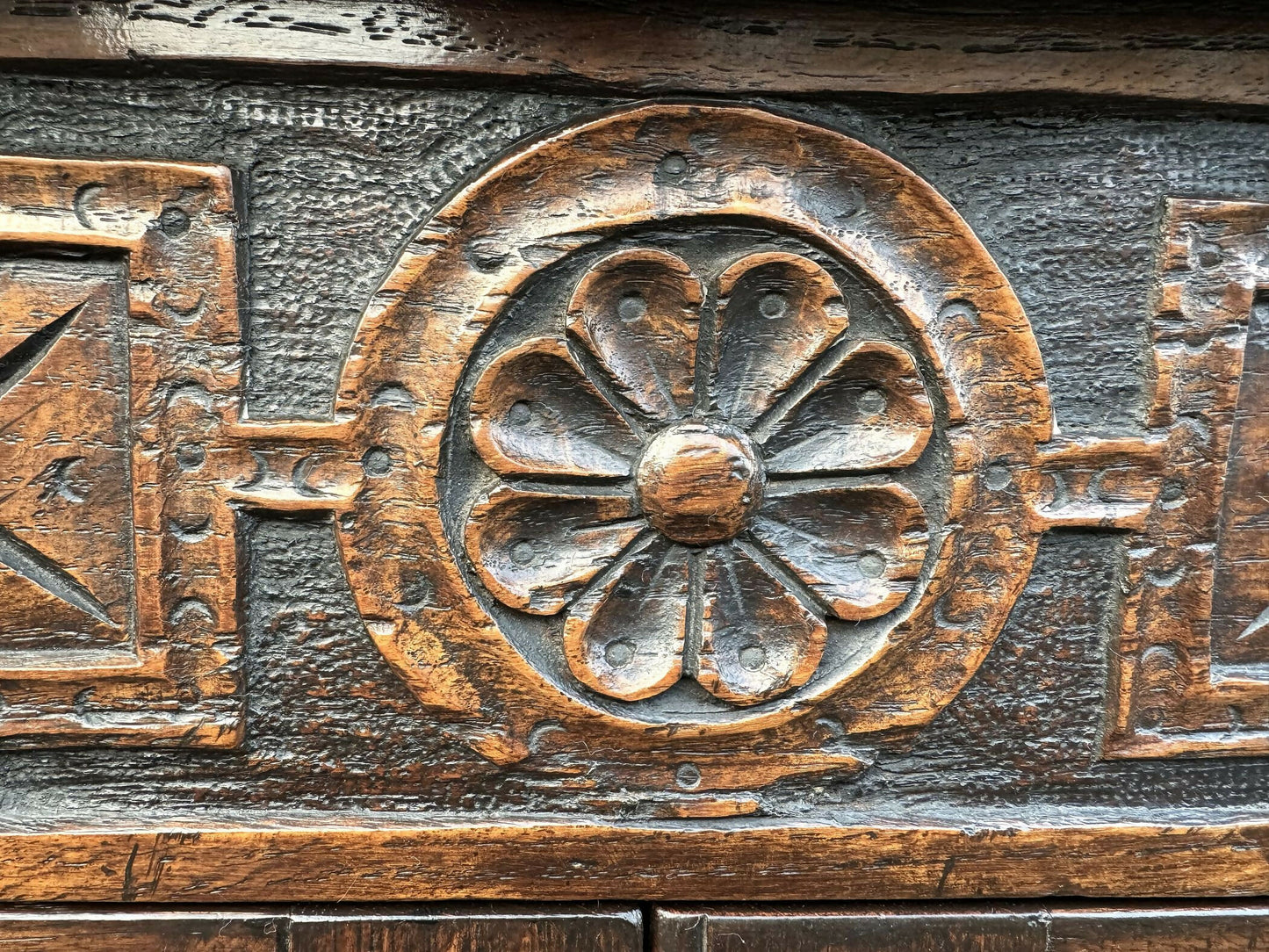Carved Oak Cupboard