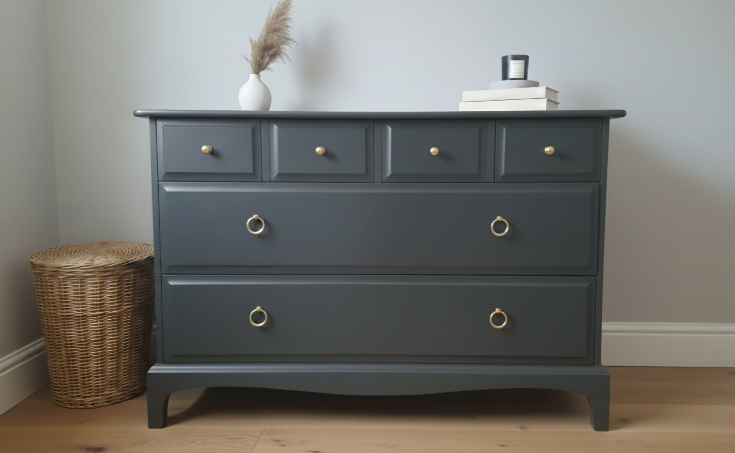 Stag Minstrel 4 over 2, 6 drawer chest, commission
