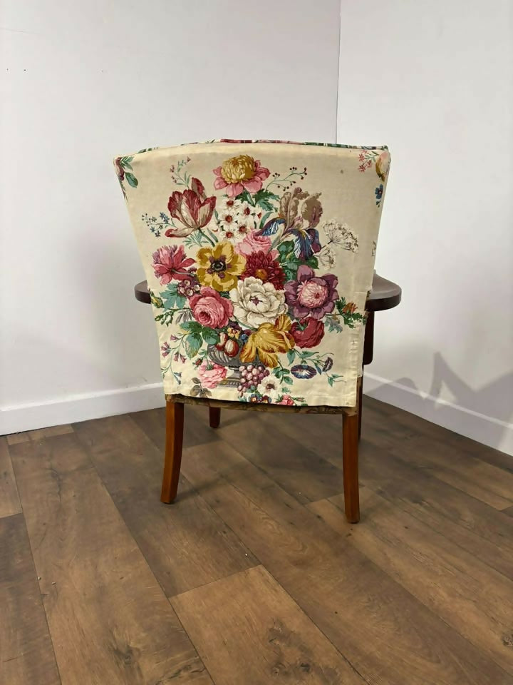 Vintage Parker Knoll Beech Fireside Chair