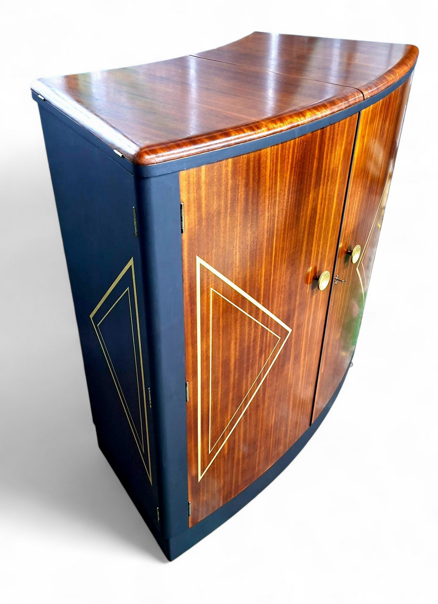 Mid Century "Turnidge of London" Cocktail Bar
