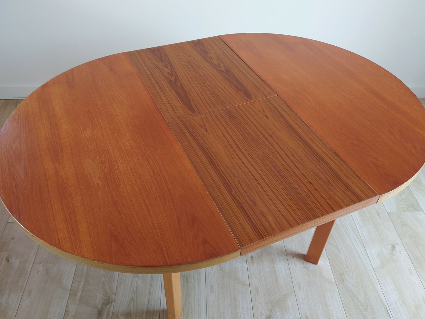 Mid century retro GDR round dining table