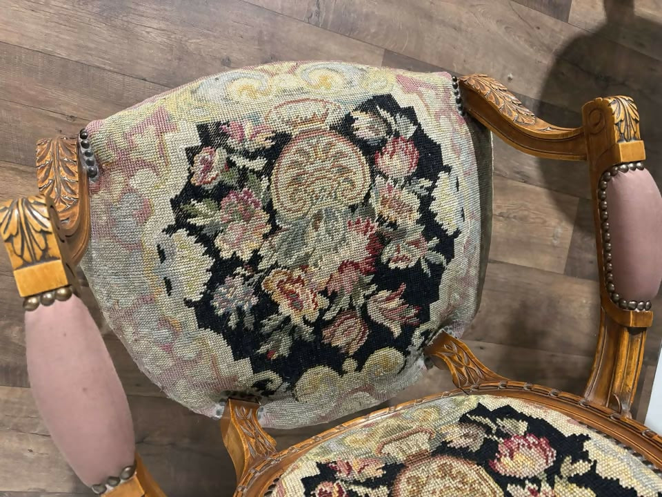 French Fauteuil Elbow Chairn