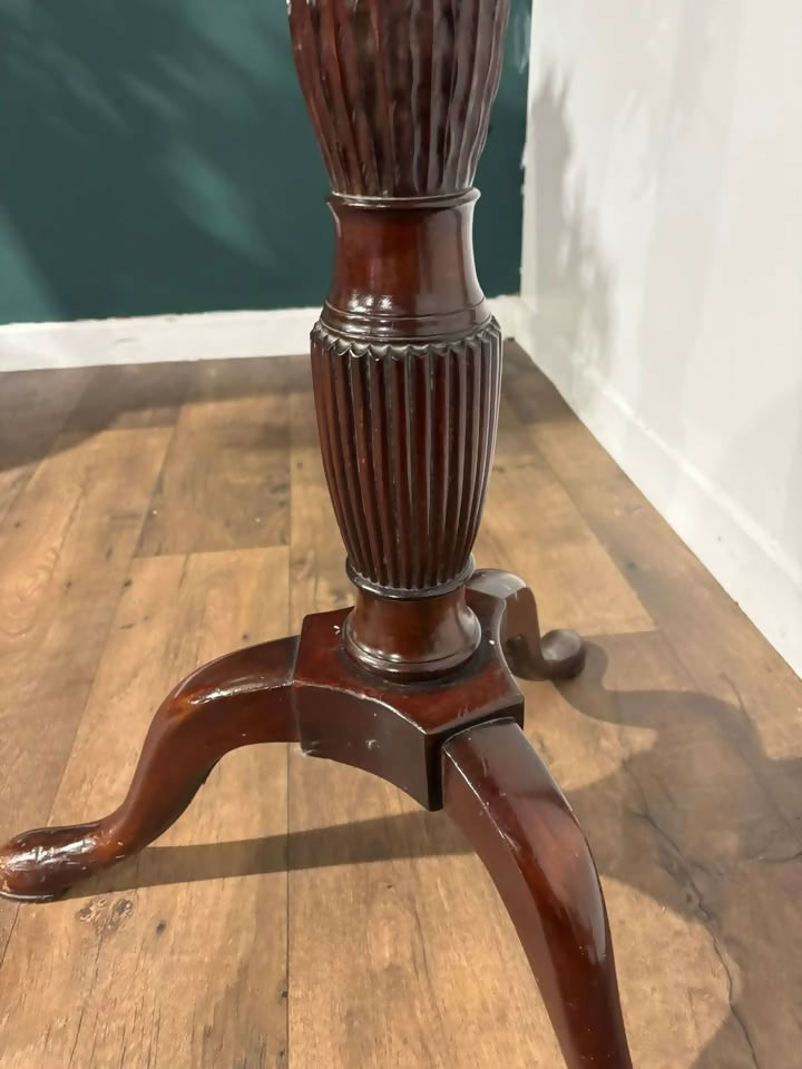Mahogany Torchere Plant Stand vv