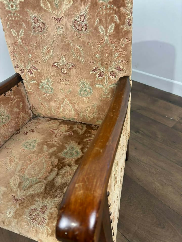 Vintage Upholstered Armchair