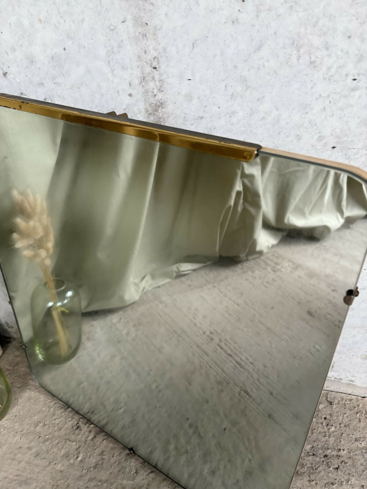 Vintage Mid Century Large Wall Hallway Overmantle Mirror Retro R1032