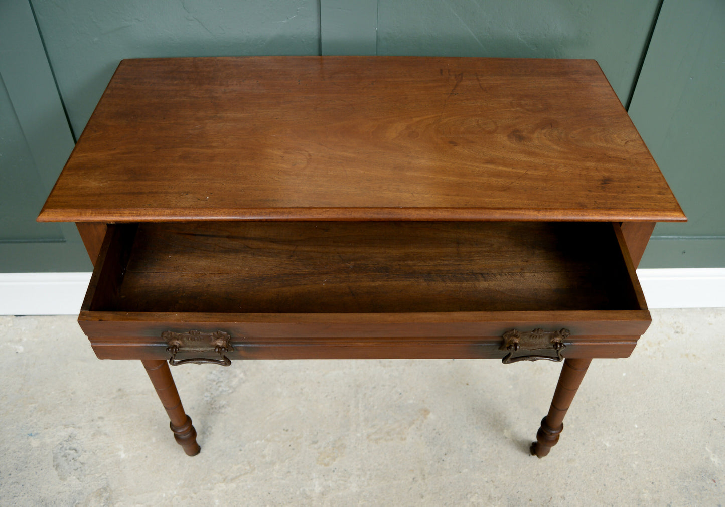 Edwardian Mahogany Console/ Writing Desk - SKU 220