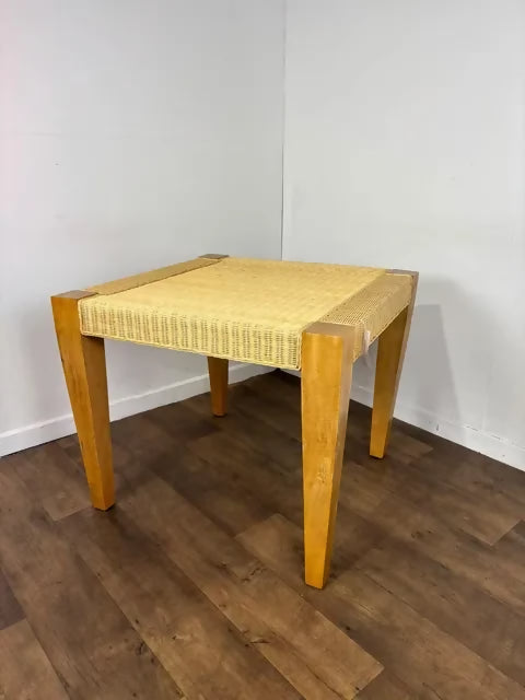Contemporary Rattan Direct Square Dining Table