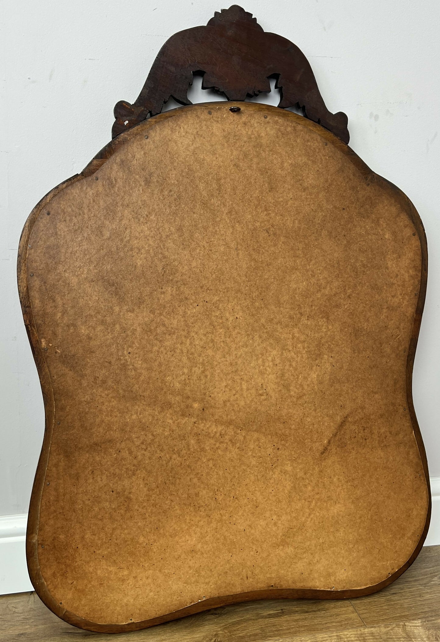 Mirror Antique French Style Walnut Carved Decorative Frame Wall Mirror LOT 6340