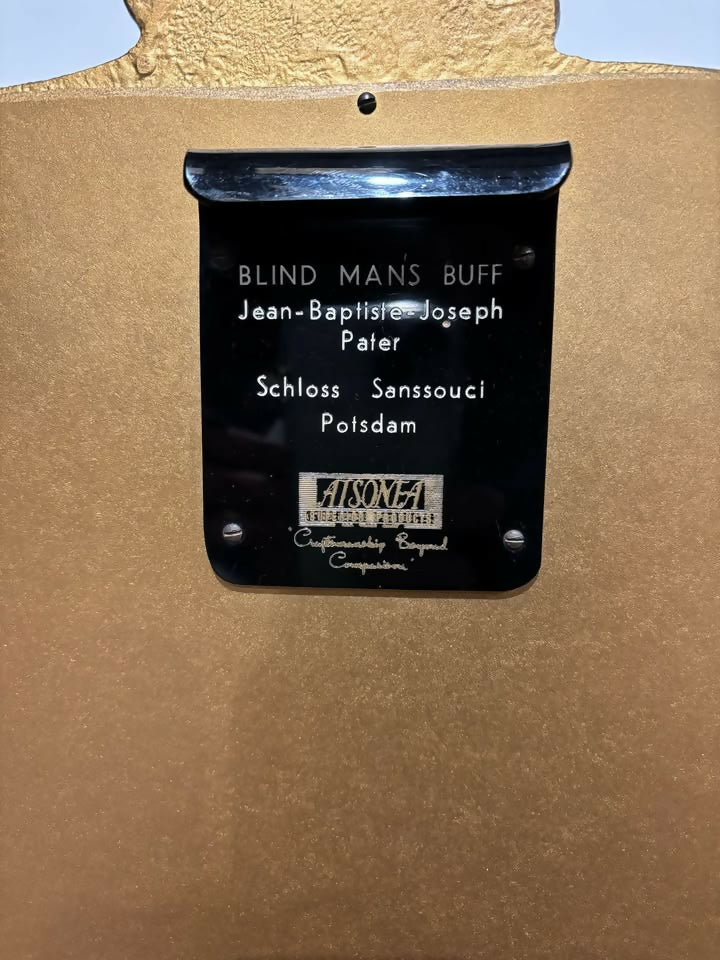 Antique Style Reproduction Painted Gilt Fire Screen88