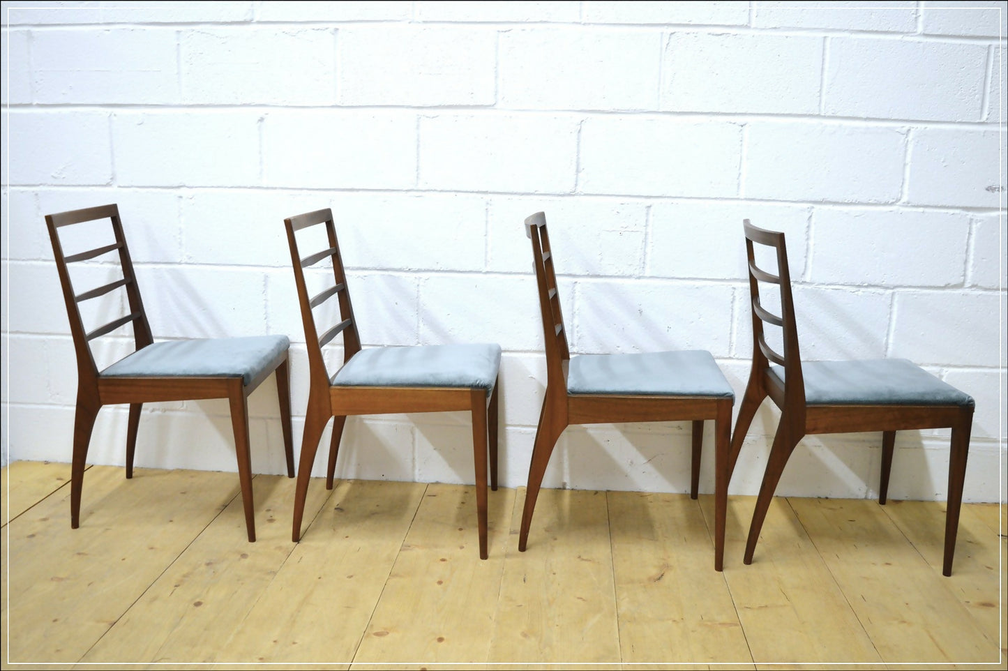 vintage dining chairs X4 ONLY teak McIntosh danish mid century DELIVERY