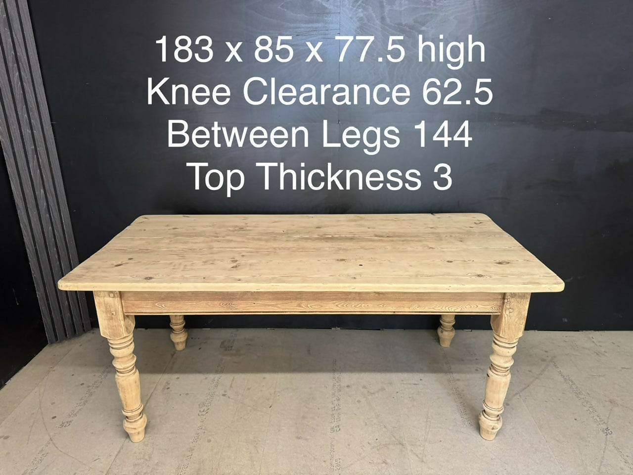 Pine Farmhouse Dining Table