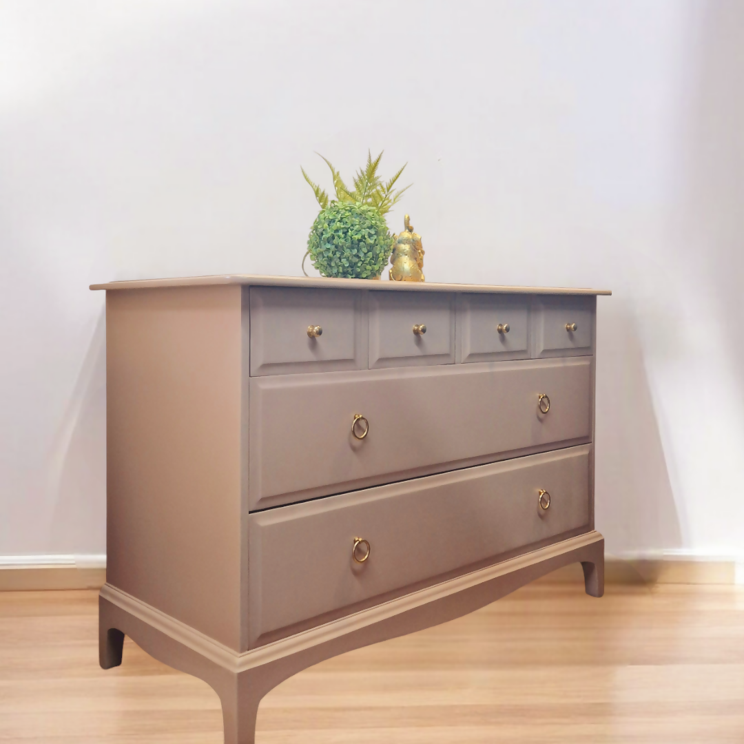 Stag Minstrel Chest of Drawers in pink
