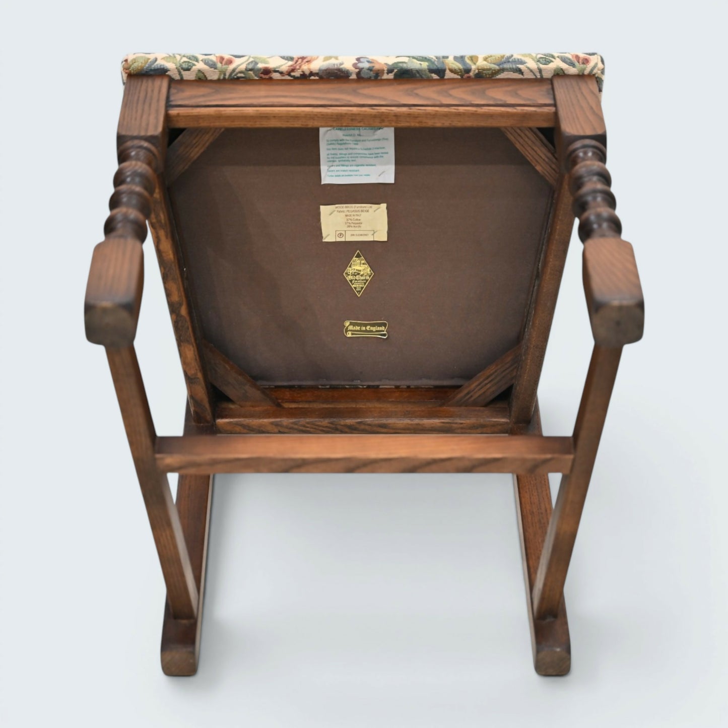 4 Old Charm Dining Chairs Warwick Range Tudor Brown Oak Frames FREE UK Delivery*
