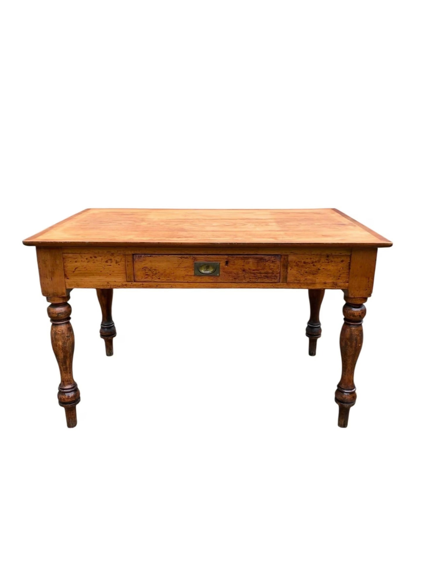 Antique Victorian 19th C Pine writing table