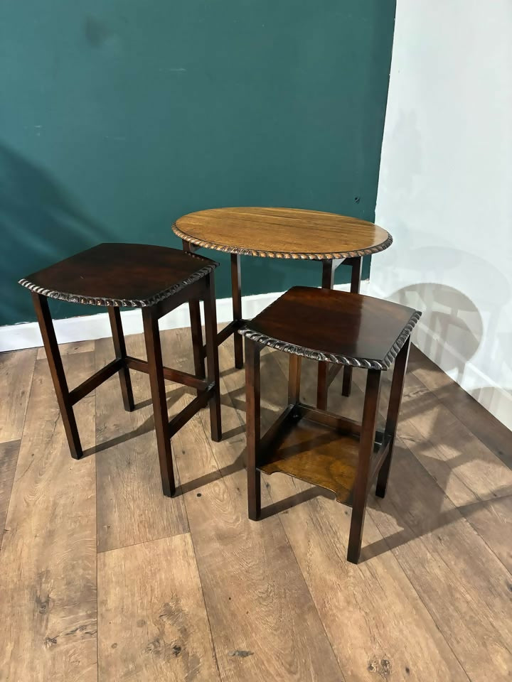 Mid Century Mahogany Nest Of Tables8