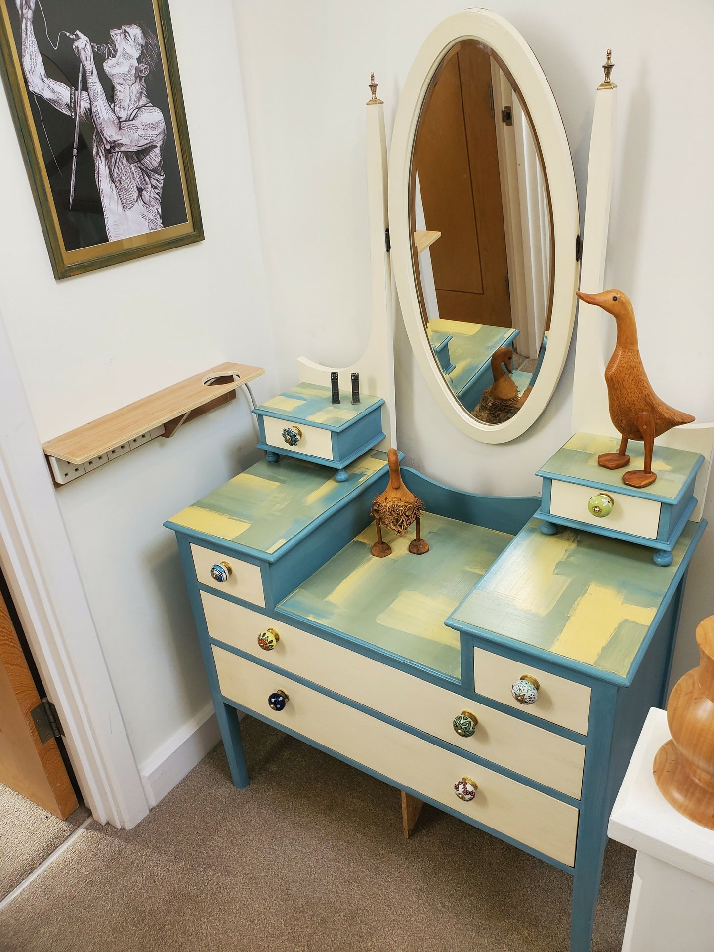 Upcycled dressing table