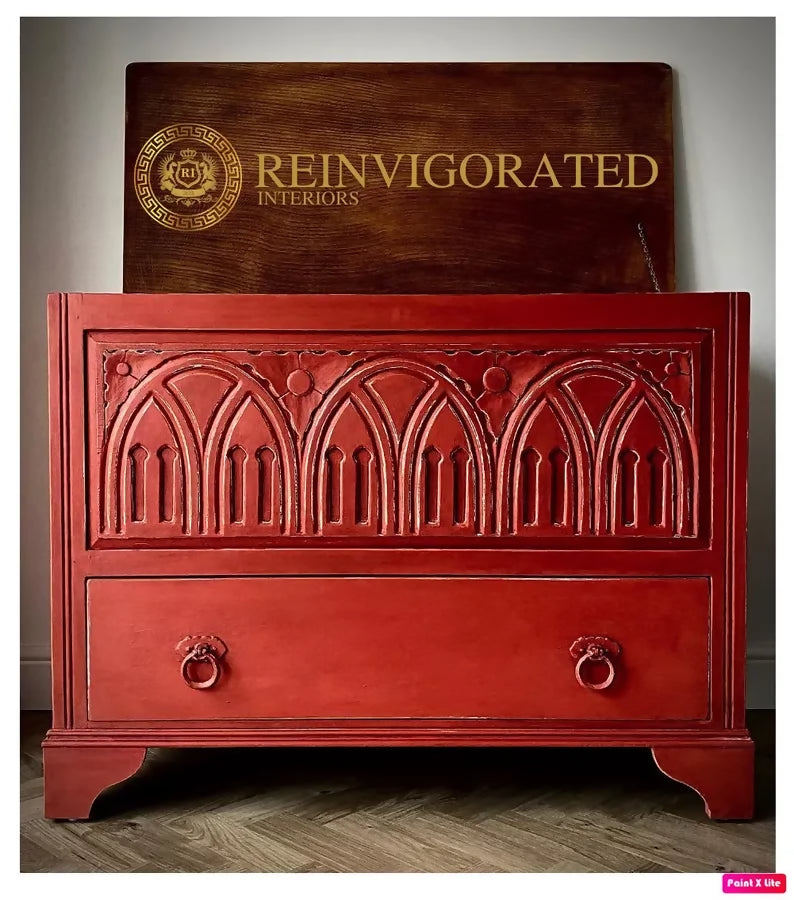 Hand Painted Blanket Box – Vintage Ottoman Trunk – Rustic Wooden Chest – Shabby Chic Storage Box