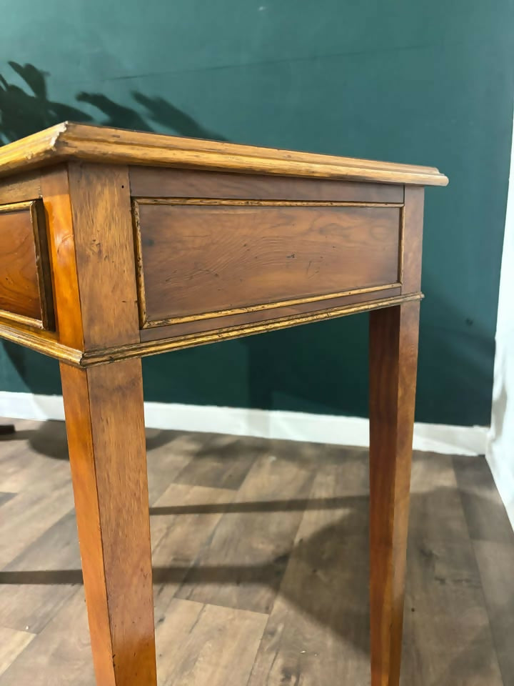 Reproduction Yew Wood Breakfront Console Table00