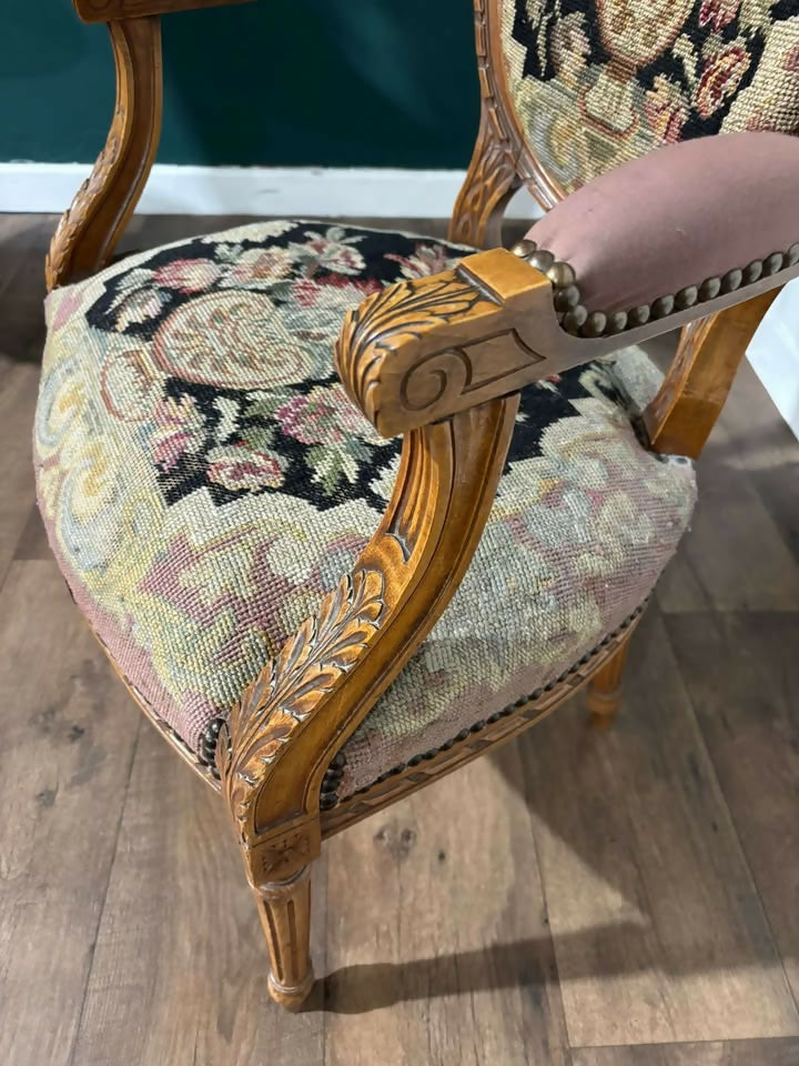 French Fauteuil Elbow Chairxx