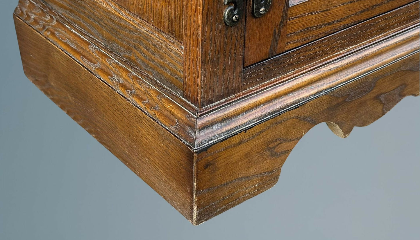 Wood Bros Old Charm Display Cabinet Light Oak