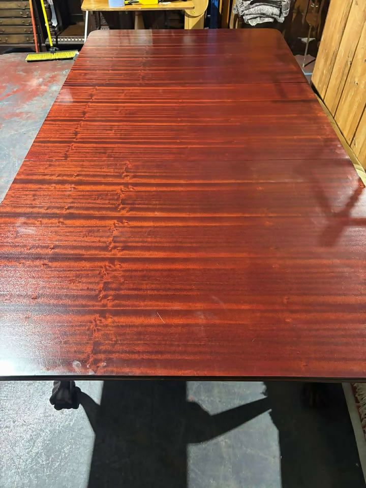 Exceptional Vintage Metamorphic Dining & Snooker Table – Slate Bed on Carved Claw & Ball Feet
