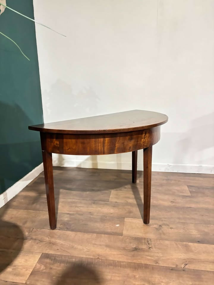 Antique Mahogany D End Tablenn