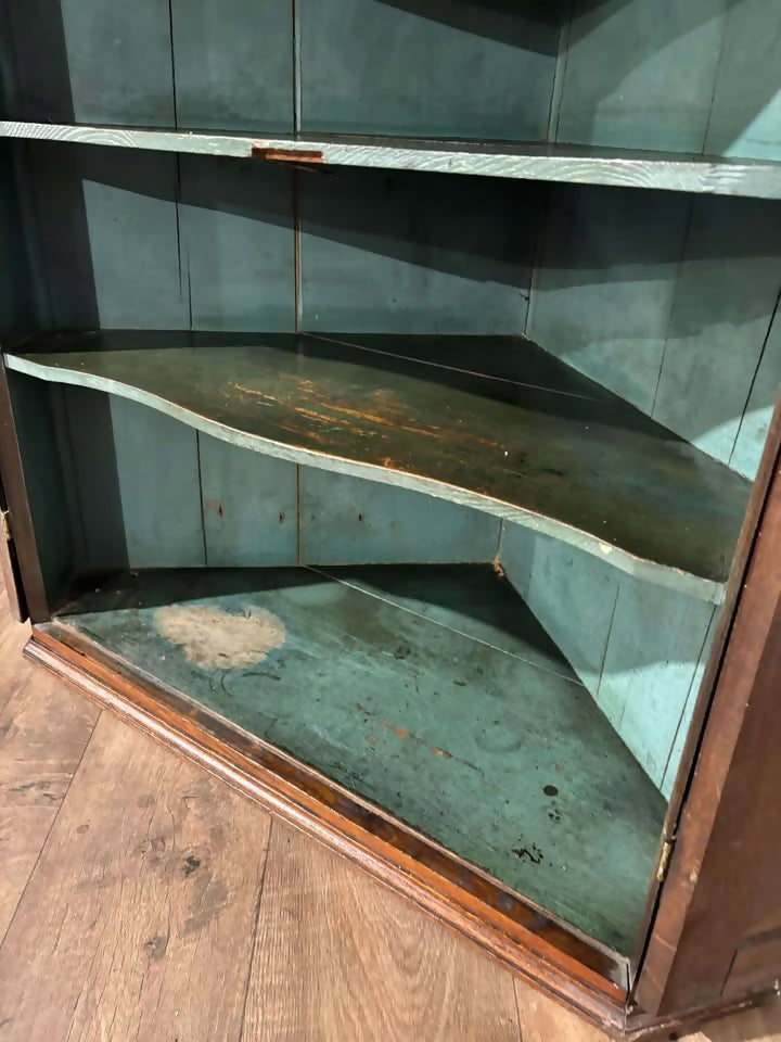 19th Century Mahogany Shelved Corner Cabinet88