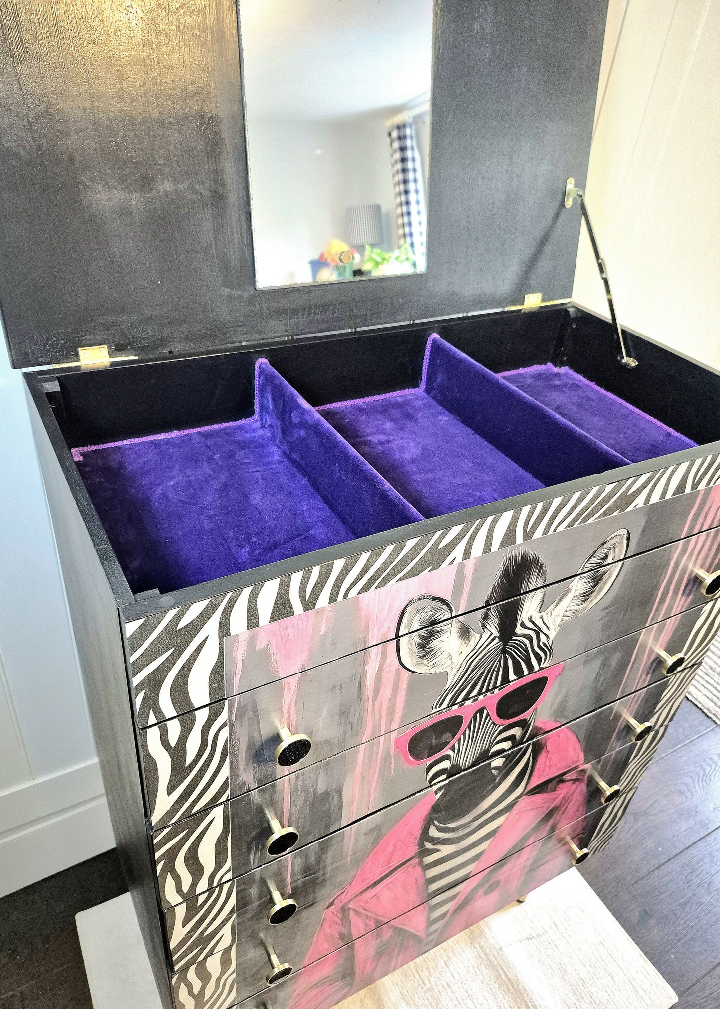 Upcycled Mid-Century Modern Chest of Drawers