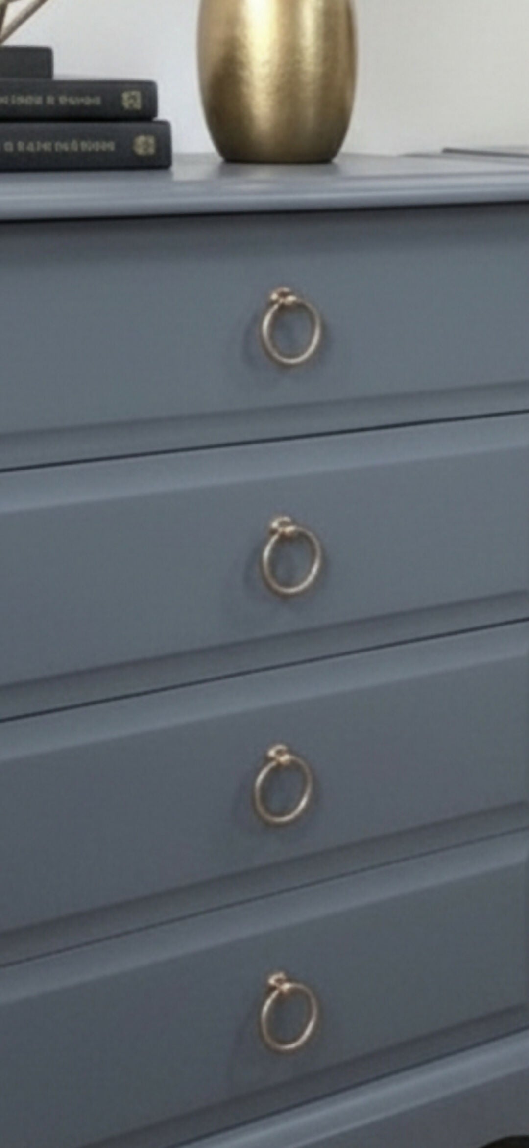 Stag minstrel grey bedside cabinets