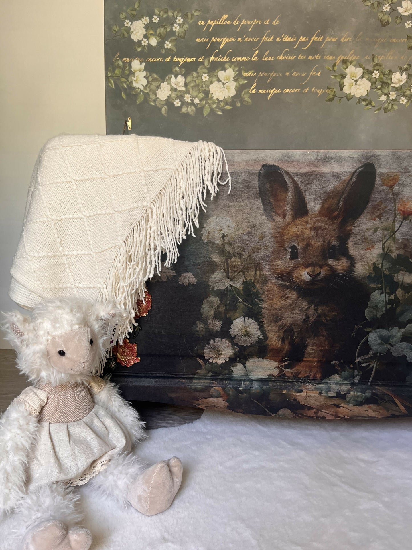 Vintage Stag Blanket Box