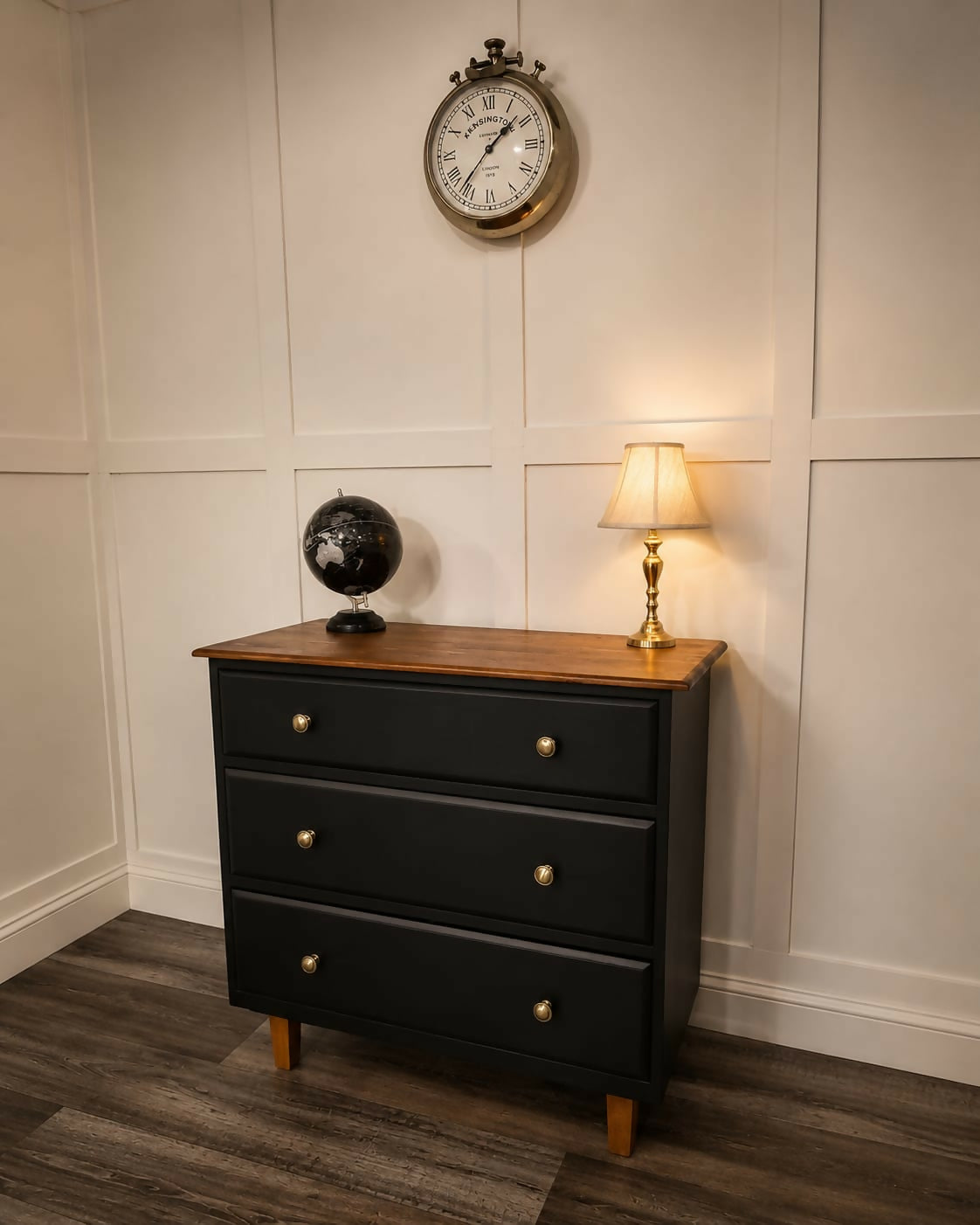 Small Antique Pine Chest of Drawers