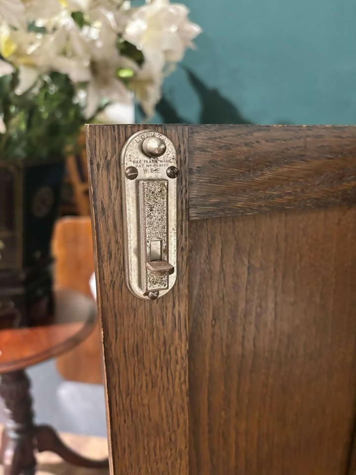 Vintage Oak Priory Tall Boy3