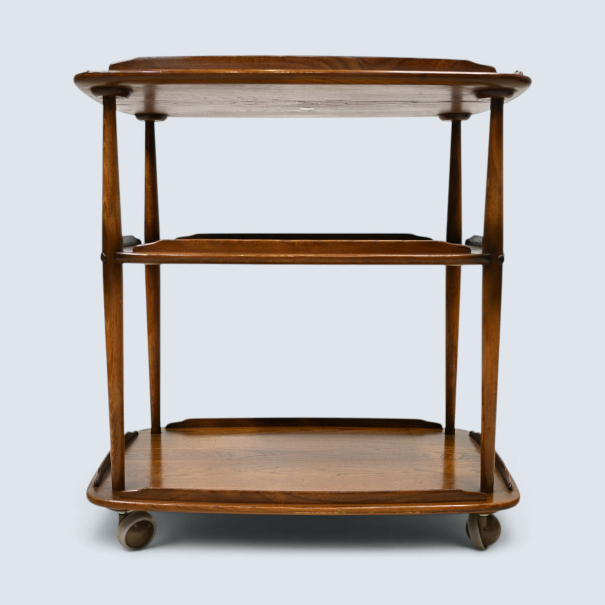 Ercol Windsor 3 Tier Trolley On Casters Golden Dawn Finish FREE UK Delivery*