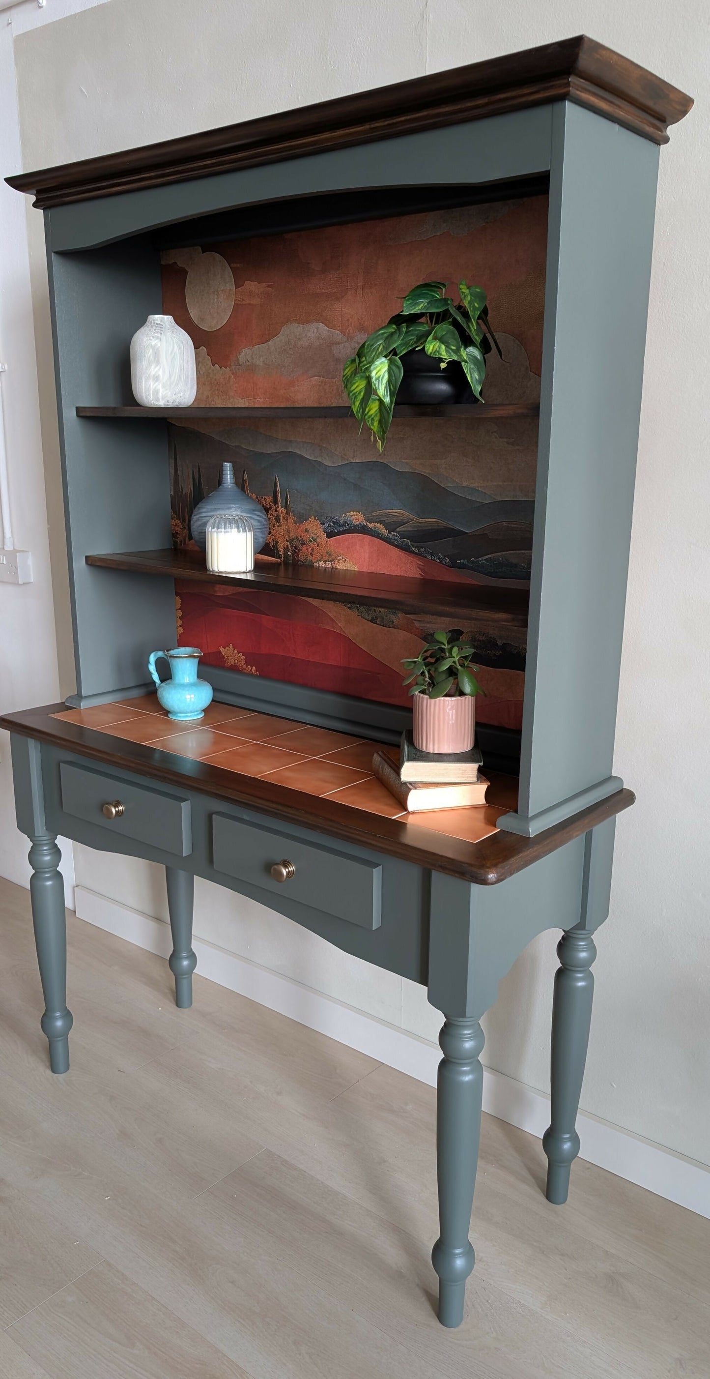 Tuscan Sunset Bookcase Shelving Unit