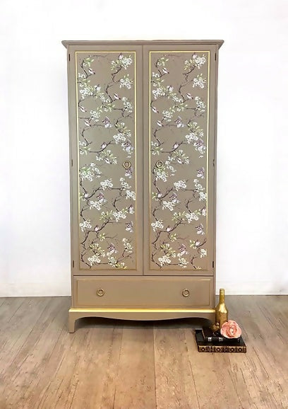 Stag Double wardrobe Blossom Flight Single Drawer